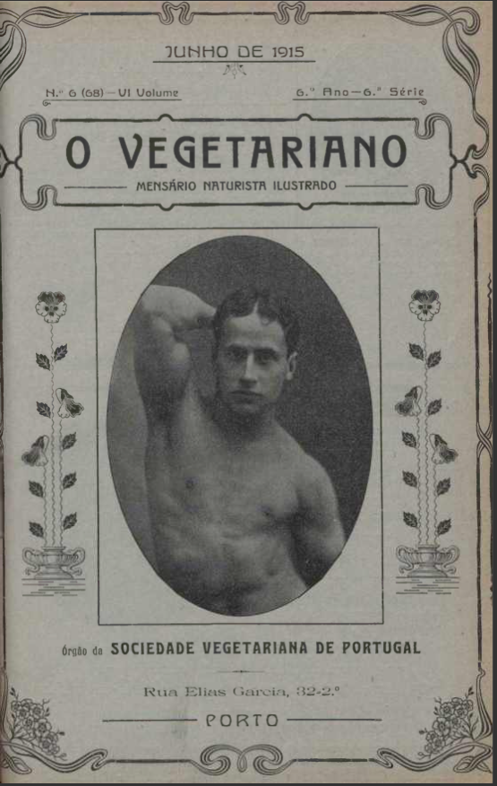 Pêros, Avelãs e Figos. Os vegetarianos utópicos de há 100 anos capa Revista 1915